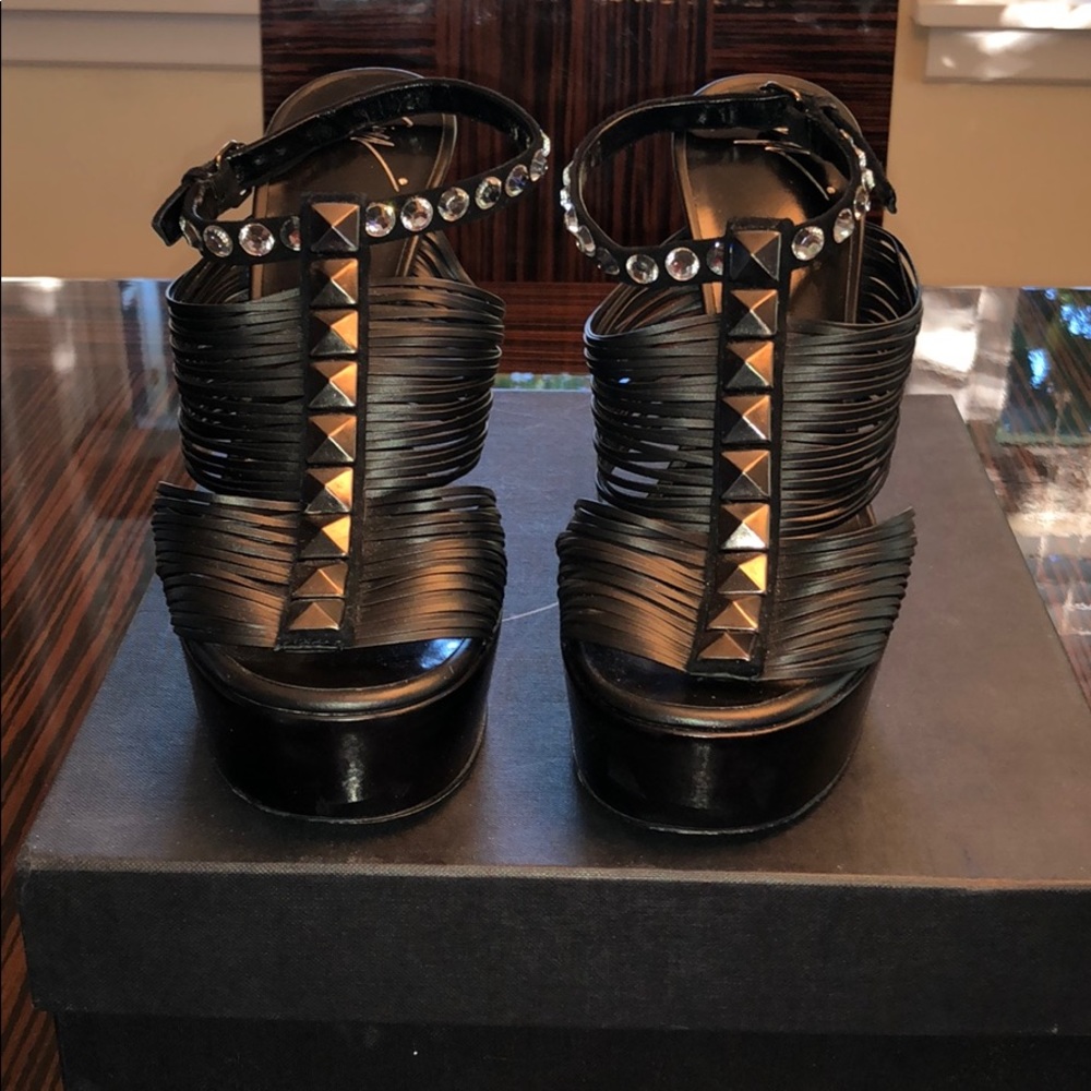 Giuseppe Zanotti Black Studded Heels!